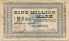 Oberlungwitz - Girokasse - 2.8.1923 - 1 Million Mark 