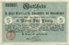 Obernkirchen-Schauenstein - Heye, H., Glasfabrik - 16.6.1917 - 5 Pfennig