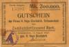 Obernkirchen-Schauenstein - Heye, H., Glasfabrik - 15.8.1923 - 5.9.1923 - 200000 Mark 