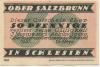 Ober Salzbrunn (heute: PL-Szczawno Zdrój) - Gemeinde - 1921 - 50 Pfennig 