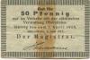 Obersitzko (heute: PL-Obrzycko) - Stadt - 1.6.1917 - 1.4.1918 - 50 Pfennig 