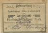 Oberweißbach (heute: Schwarzatal) - Sparkasse - 15.8.1923 - 500000 Mark 