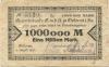 Oederan - Gewerbebank eGmbH - 8.8.1923 - 1 Million Mark 