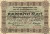 Oels (heute: PL-Olesnica) - Kreis und Stadt - 5.10.1922 - 100 Mark 