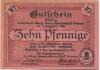 Oelsnitz - Amtshauptmannschaft - 6.5.1917 - 31.12.1918 - 10 Pfennig