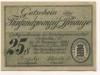 Oelsnitz - Amtshauptmannschaft - 1.12.1918 - 31.12.1920 - 25 Pfennig