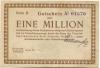 Oelsnitz und Leipzig - Patz, Hermann, Teppichfabrik - 18.8.1923 - 1 Million Mark