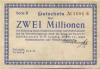 Oelsnitz und Leipzig - Patz, Hermann, Teppichfabrik - 18.8.1923 - 2 Millionen Mark 