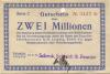 Oelsnitz und Leipzig - Schenk, Schmidt & Beuttler - 18.8.1923 - 2 Millionen Mark 