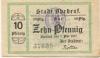 Ohrdruf - Stadt - 1.5.1917 - 10 Pfennig 