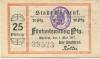 Ohrdruf - Stadt - 1.5.1917 - 25 Pfennig 