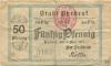 Ohrdruf - Stadt - 1.5.1917 - 50 Pfennig 