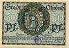 Ohrdruf - Stadt - 1.3.1921 - 50 Pfennig 