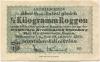 Oldenburg - Staatsbank - 26.10.1923  - 1.4.1927 - 1/2 kg Roggen 