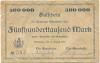 Oldisleben - Gemeinde und Sparkasse - 17,8.1923 - 500000 Mark 