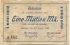 Oldisleben - Gemeinde und Sparkasse - 24,8.1923 - 1 Million Mark 