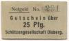 Olsberg - Schützengesellschaft - -- - 25 Pfennig 