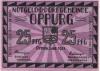 Oppurg - Gemeinde - 1.8.1921 - 25 Pfennig 
