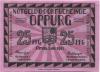 Oppurg - Gemeinde - 1.8.1921 - 25 Pfennig 