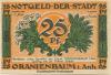Oranienbaum - Stadt - - 31.3.1922 - 25 Pfennig 