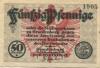 Oranienburg - Stadt - 1.12.1918 - 50 Pfennig 