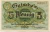 Orlamünde - Stadt - 1917 - 31.12.1919 - 5 Pfennig 