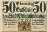 Orlamünde - Stadt - 2.9.1921 - 50 Pfennig 