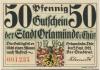 Orlamünde - Stadt - 2.9.1921 - 50 Pfennig 