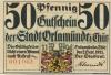Orlamünde - Stadt - 2.9.1921 - 50 Pfennig 
