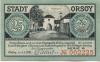 Orsoy (heute: Rheinberg) - Stadt - 1.5.1921 - 25 Pfennig 