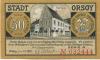Orsoy (heute: Rheinberg) - Stadt - 1.5.1921 - 50 Pfennig 