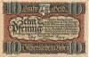 Oschersleben - Stadt - 18.5.1920 - 10 Pfennig 