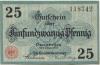 Osnabrück - Handelskammer - 1.5.1917 - 25 Pfennig 