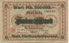 Osnabrück - Handelskammer - - 25.8.1923 - 500000 Mark 