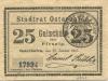 Osterhofen - Stadt - 27.1.1917 - 25 Pfennig 