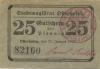Osterhofen - Stadt - 12.5.1921 - 25 Pfennig 