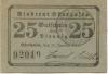 Osterhofen - Stadt - 14.9.1921 - 25 Pfennig 