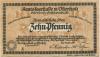 Osterholz - Amtssparkasse - 7.1.1921 - 10 Pfennig 