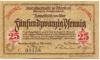 Osterholz - Amtssparkasse - 31.5.1921 - 25 Pfennig 