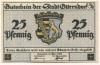 Otterndorf - Stadt - Mai 1920 - 25 Pfennig 