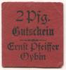 Oybin - Pfeiffer, Ernst - -- - 2 Pfennig 