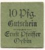 Oybin - Pfeiffer, Ernst - -- - 10 Pfennig 
