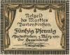 Partenkirchen (heute: Garmisch-Partenkirchen) - Marktgemeinde - 1.3.1921 - 50 Pfennig 