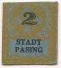 Pasing (heute: München)  - Stadt - -- - 2 Pfennig 