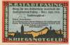 Pasing (heute: München)  - Stadt - 1.9.1918 - 25 Pfennig 
