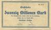Passau - Stadt - 16.8.1923 - 20 Millionen Mark 