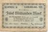 Passau - Stadt - 25.10.1923 - 5 Milliarden Mark 