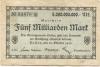 Passau - Stadt - 25.10.1923 - 5 Milliarden Mark 