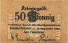 Patschkau (heute: PL-Paczków) - Stadt - 1918 - 50 Pfennig 