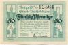 Patschkau (heute: PL-Paczków) - Stadt - 1921 - 50 Pfennig 